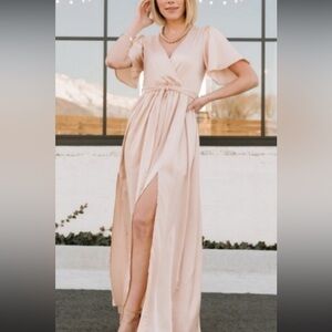 Baltic Born Soft Beige Maxi Dress